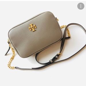 Tory Burch Gray Heron Limited Edition Mini Crossbody Bag